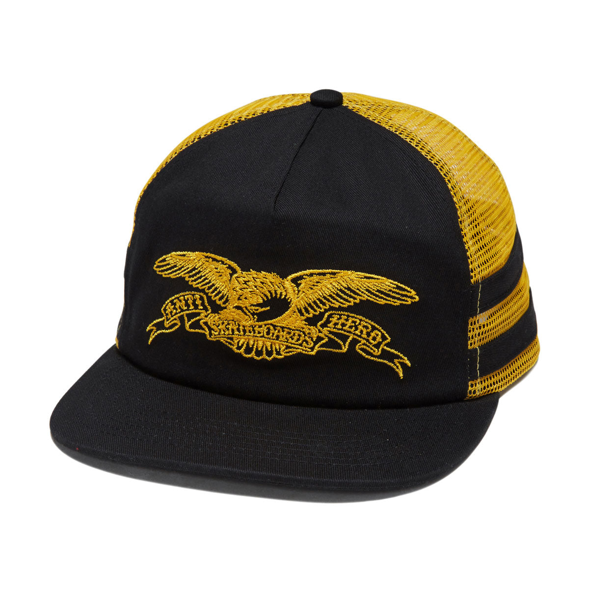 Anti-Hero Basic Eagle Hat - Black/Yellow 2026 image 1