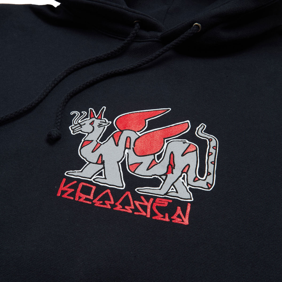 Krooked Tarragon Fill Hoodie - Navy/Multi Color Print image 2