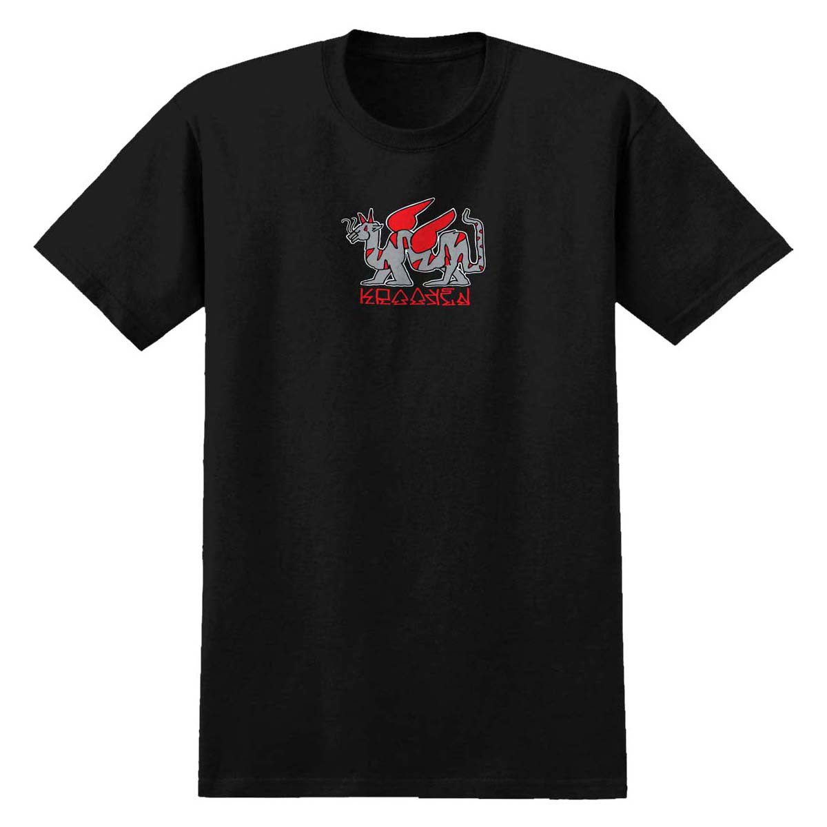 Krooked Tarragon Fill T-Shirt - Black/Multi Color Print image 1