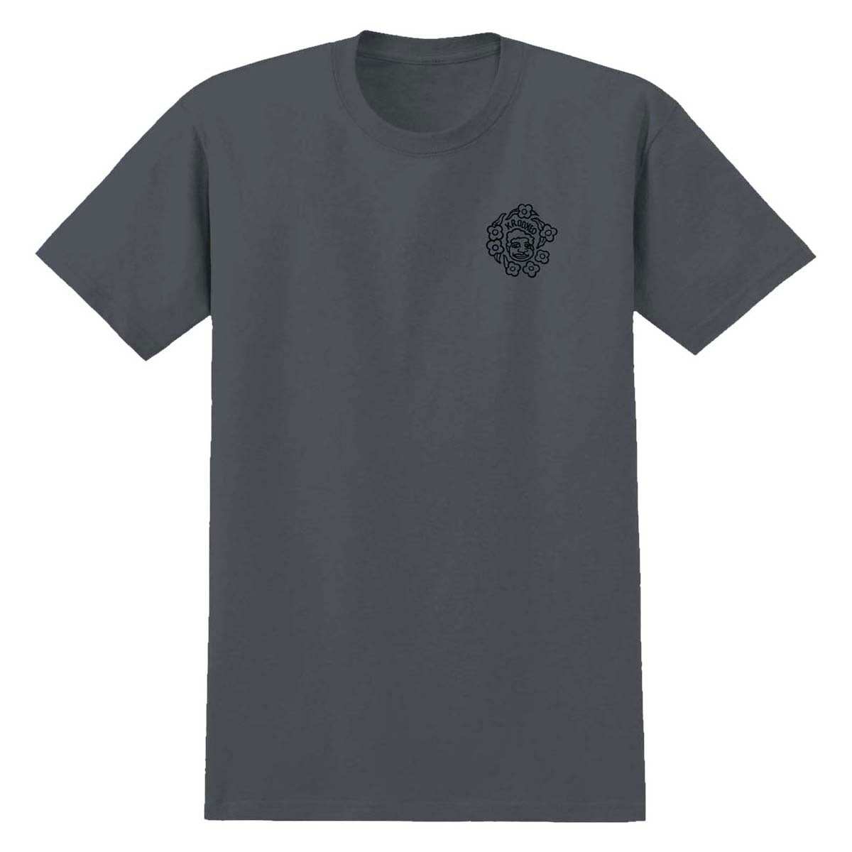 Krooked MG T-Shirt - Charcoal/Black/Multi Color Prints image 2