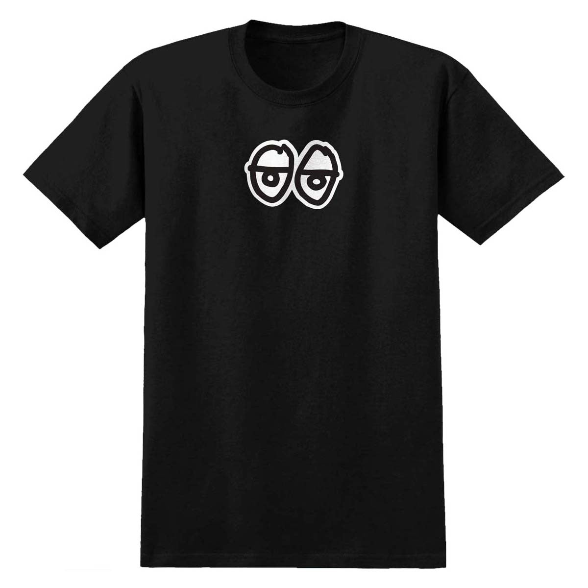 Krooked Eyes LG T-Shirt - Black/Black/White Print image 1