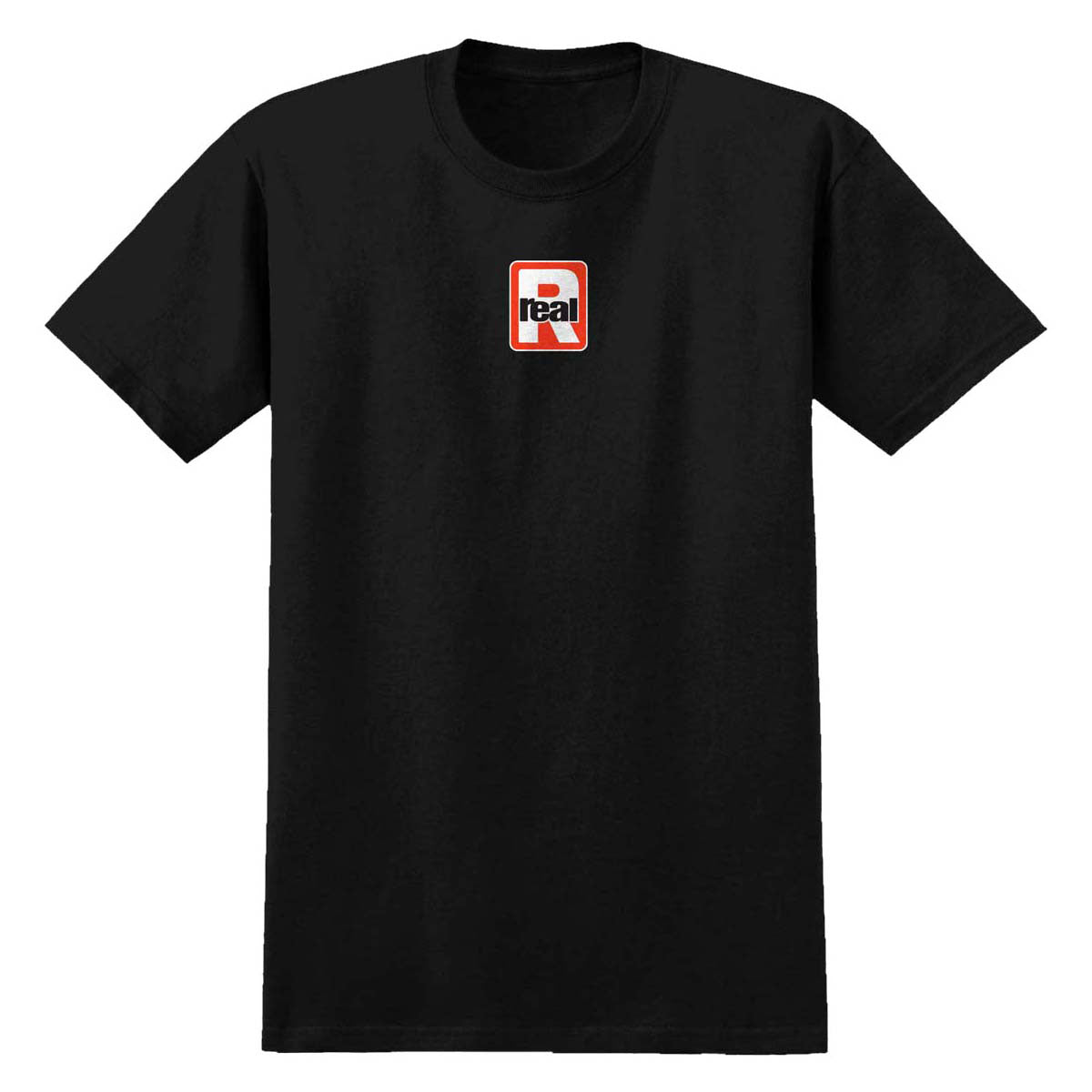 Real Radiused T-Shirt - Black/Red/White/Black Print image 1