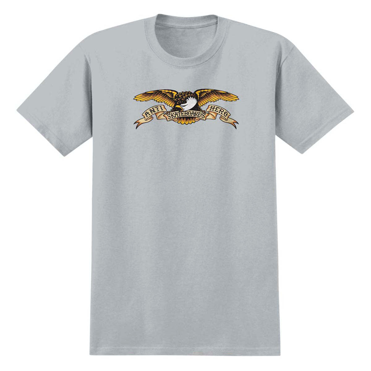 Anti-Hero Eagle T-Shirt - Grey Garment Dye/Multi Color Print image 1