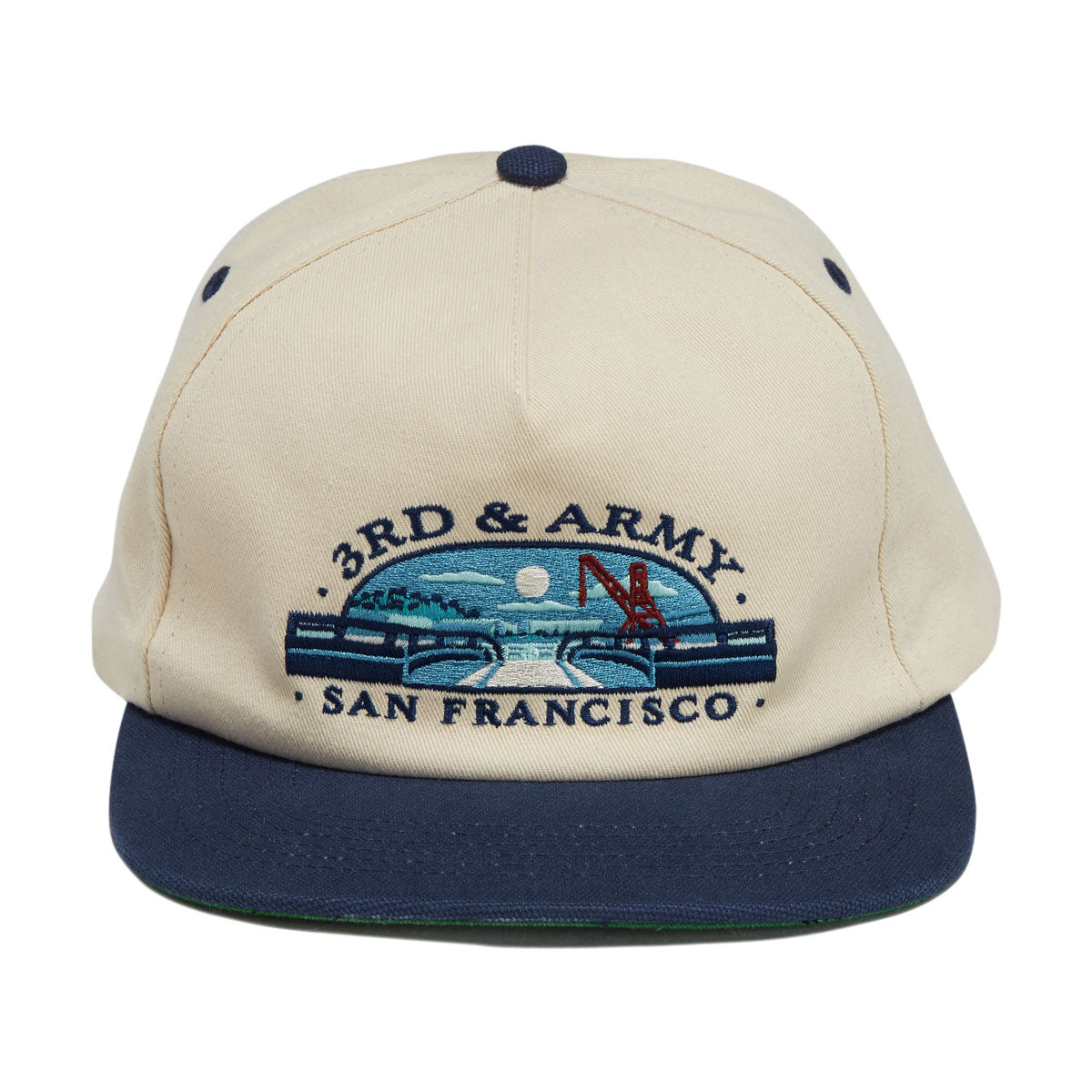 Real 3rd & Army Hat - Natural/Navy image 5