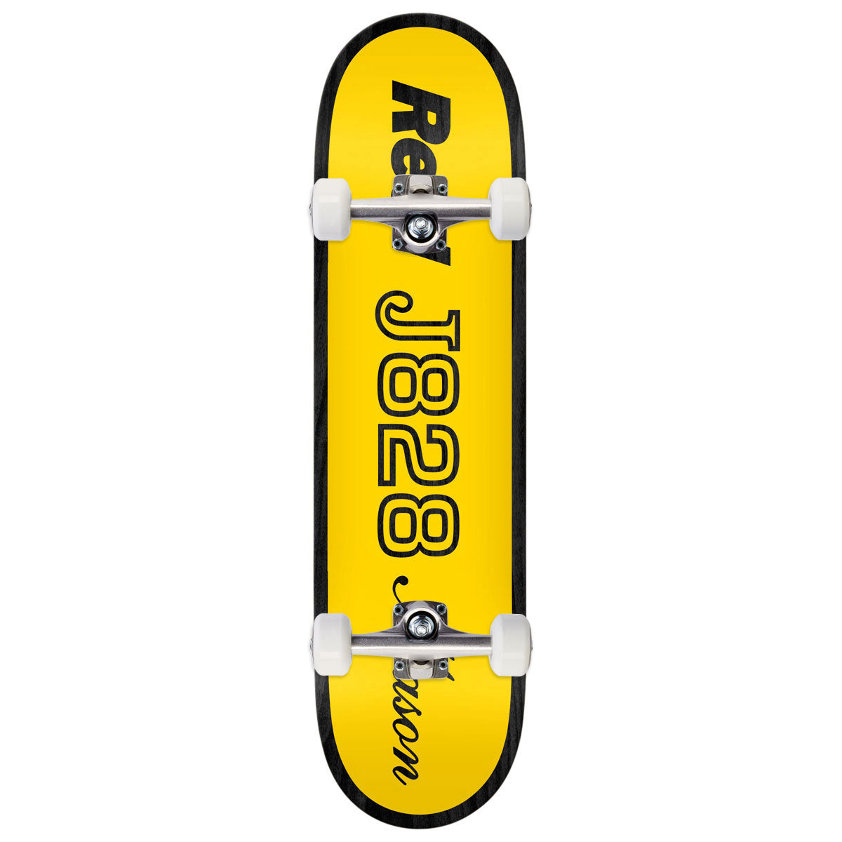 Real Mason Shape Code Skateboard Complete - Yellow - 8.28