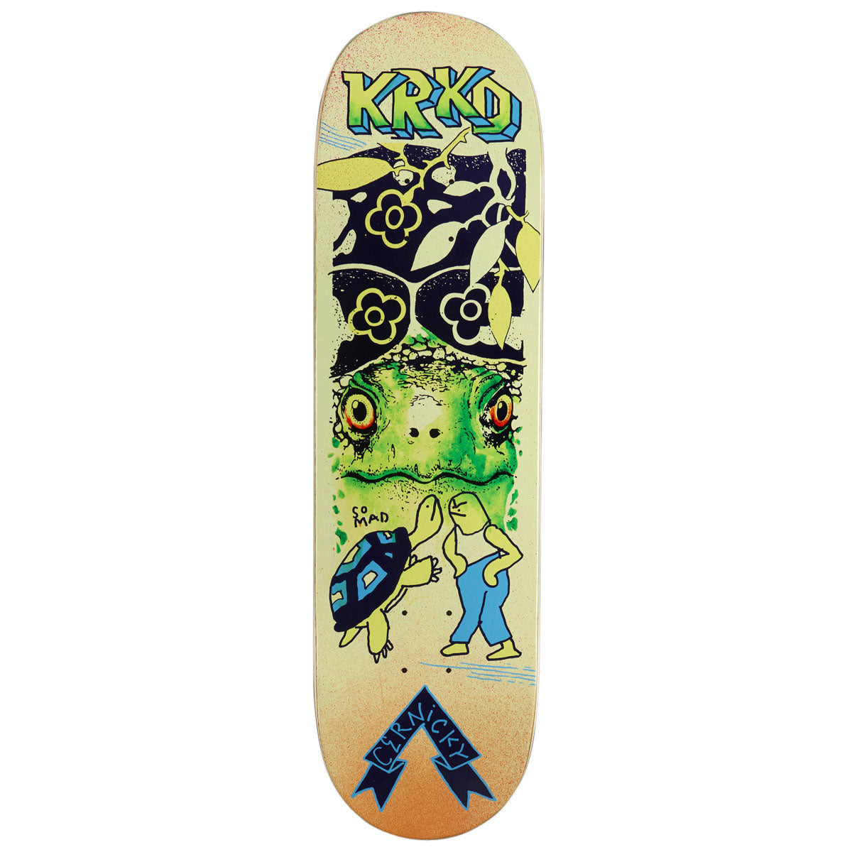 Krooked Cernicky Mad Turtle True Fit Skateboard Deck - 8.50