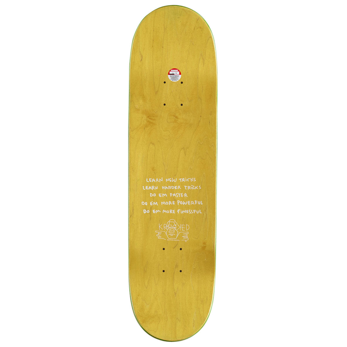 Krooked Cernicky Mad Turtle True Fit Skateboard Deck - 8.50