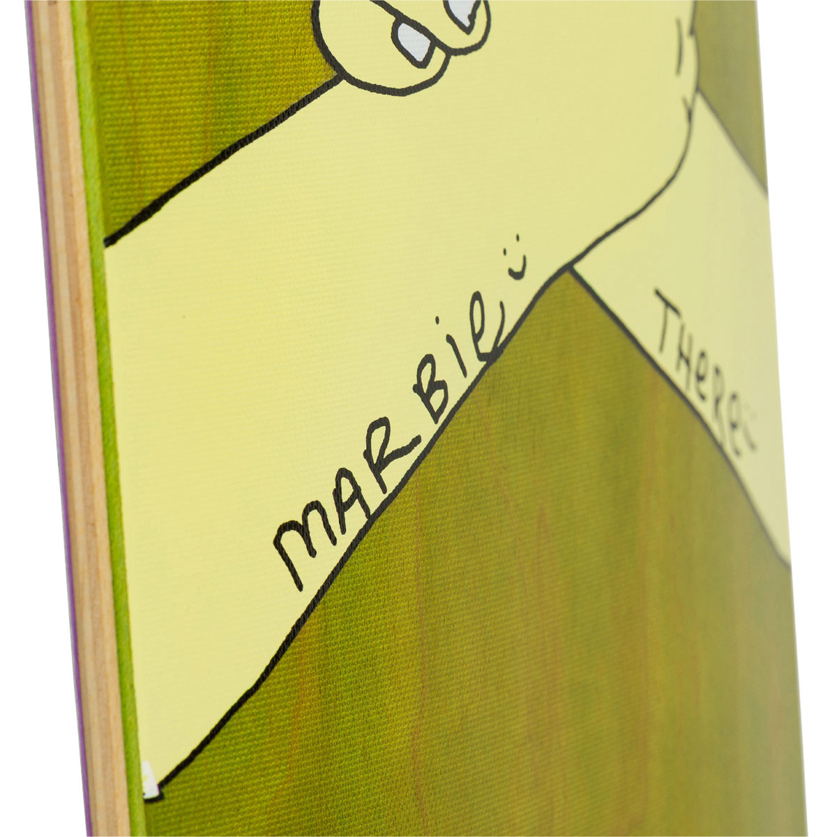 There Marbie Dapped Slick Skateboard Deck - 8.50