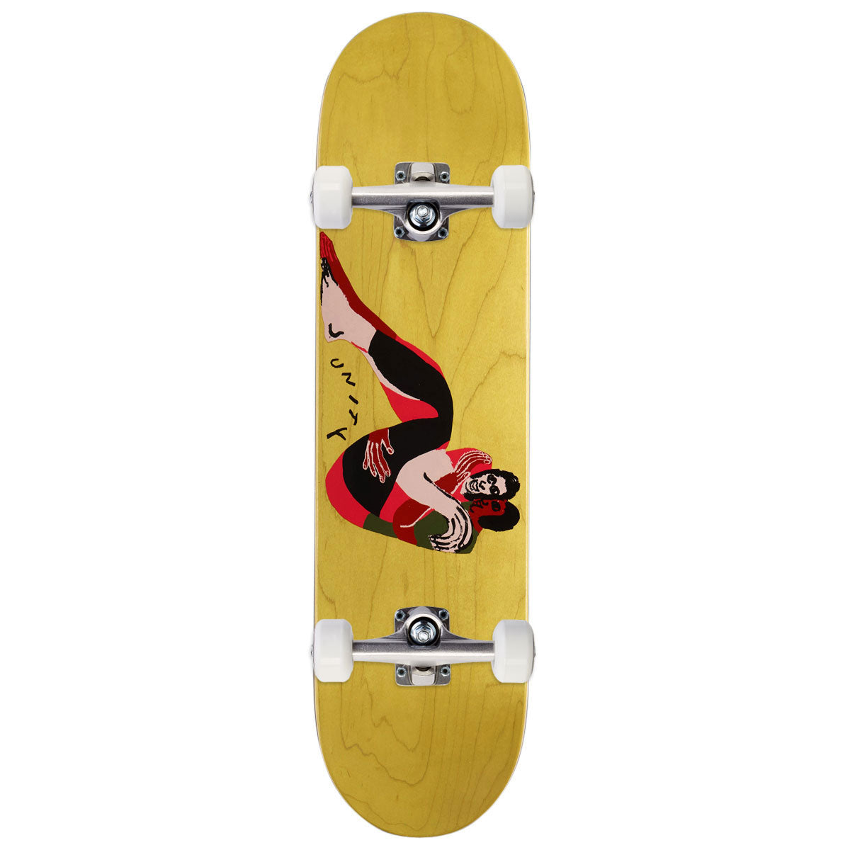 There Unity With You Skateboard Complete - Yellow - 8.12