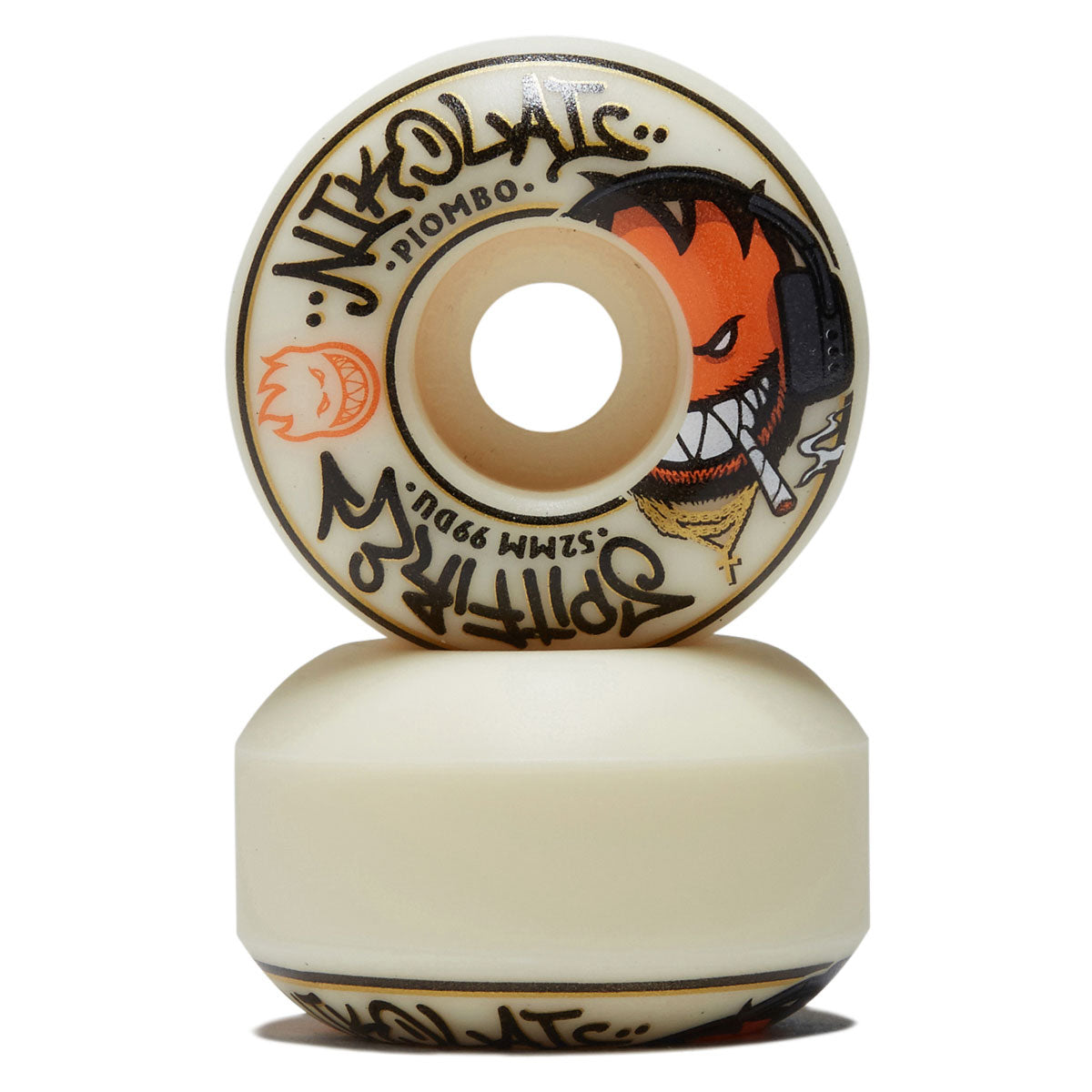 Spitfire F4 99 Nikolai Pro Edition Classic Skateboard Wheels - Natural - 52mm image 2