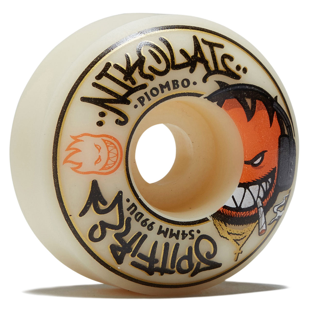 Spitfire F4 99 Nikolai Pro Edition Classic Skateboard Wheels - Natural - 54mm image 1
