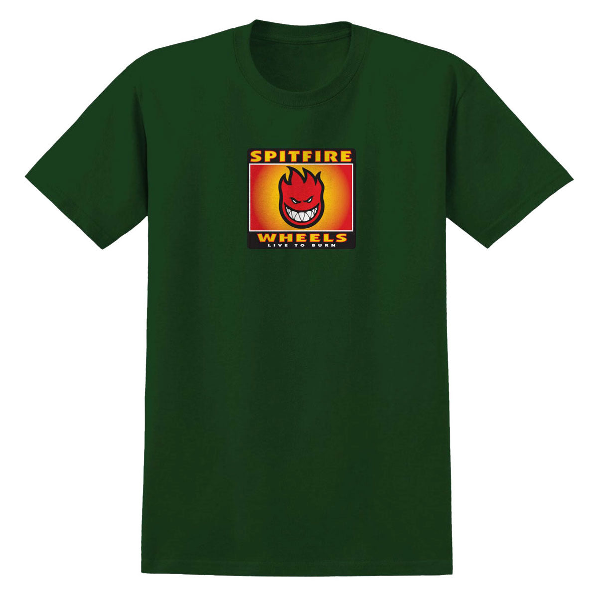 Spitfire Bighead Box T-Shirt - Forest image 1