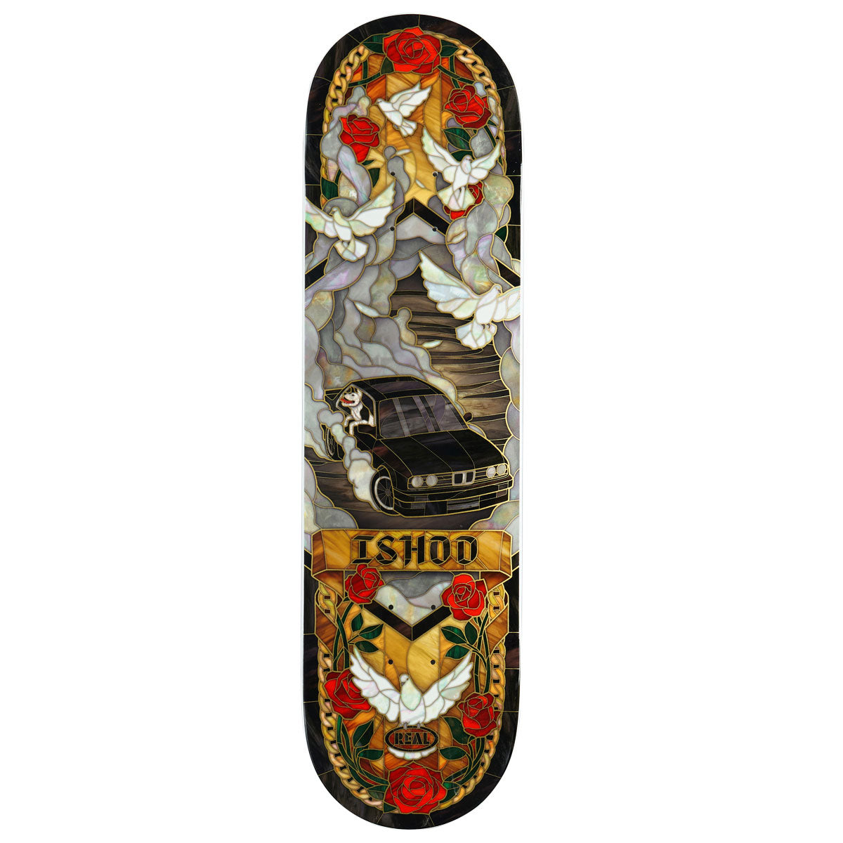 Real Ishod Cathedral Twin Tail Skateboard Deck - 8.50