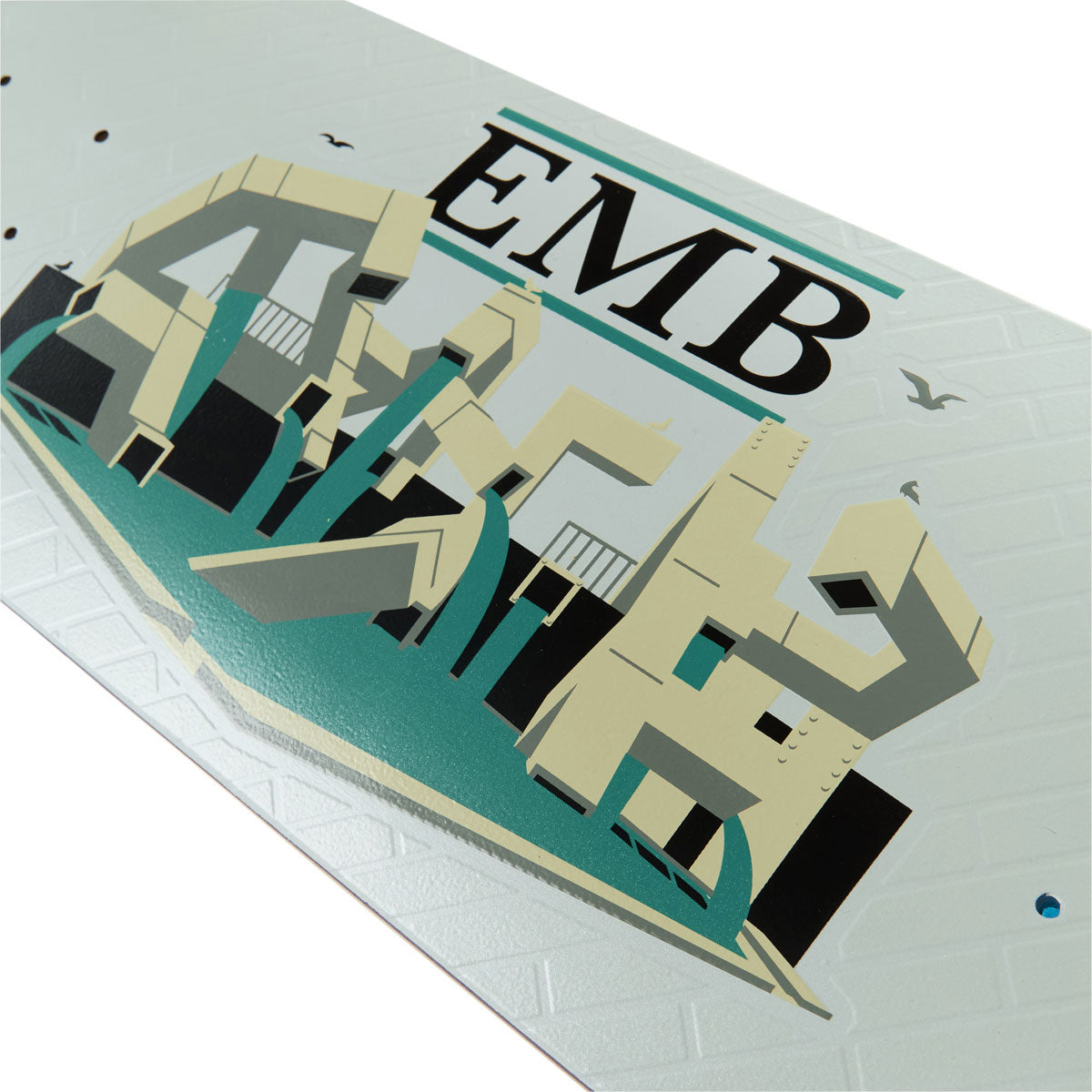 Real EMB Team Skateboard Complete - White - 8.50