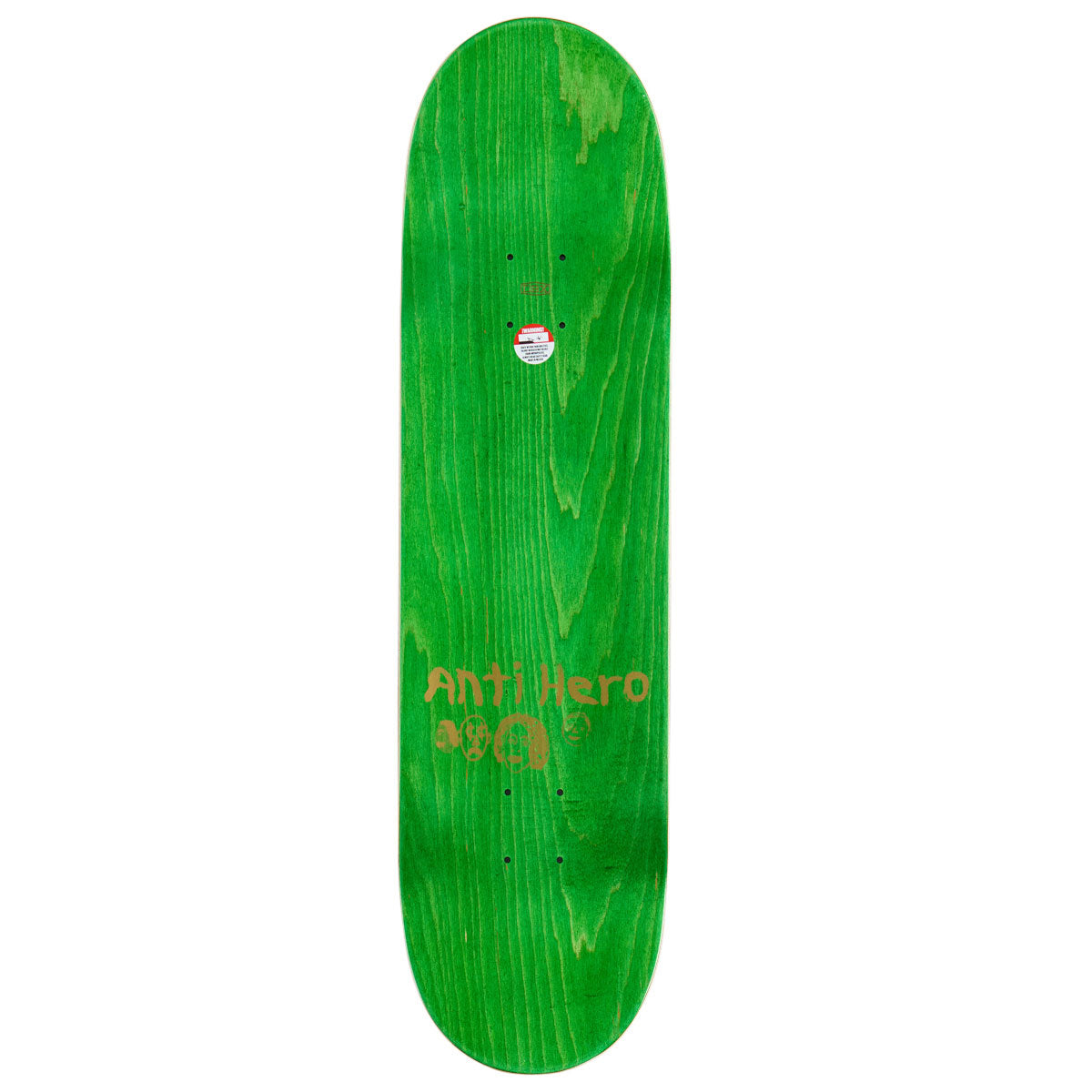 Anti-Hero DBX Grant Expressions Skateboard Deck - Black - 8.38