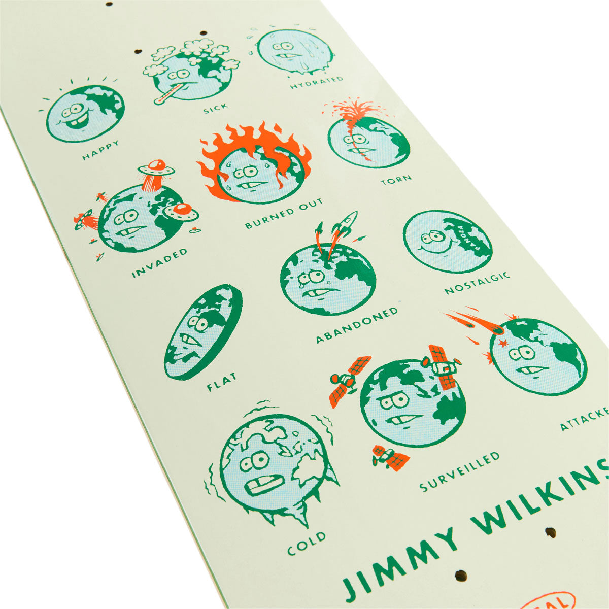 Real Jimmy How Are You Skateboard Deck - Cream - 8.50