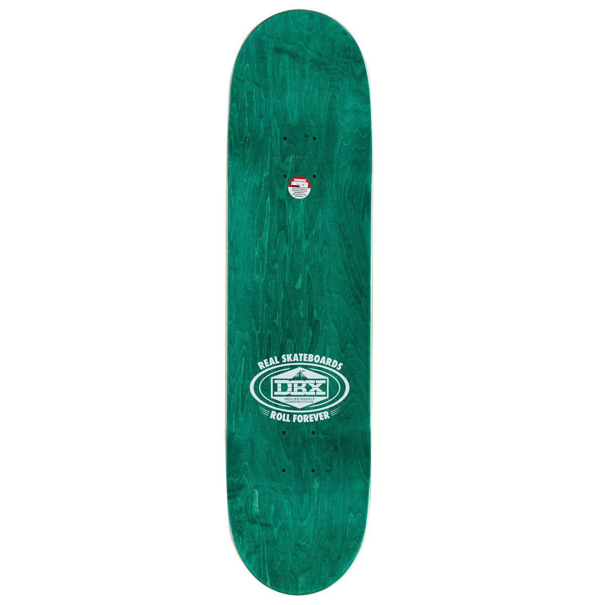 Real DBX Team Barbed Wire Foil Oval Skateboard Complete - Black - 8.12