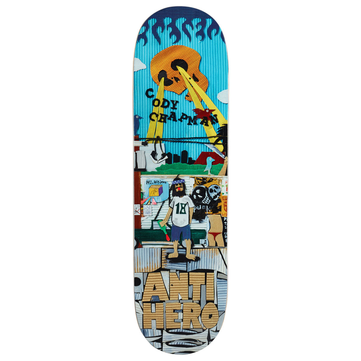 Anti-Hero Chapman Kenji Goto Skateboard Deck - 8.75