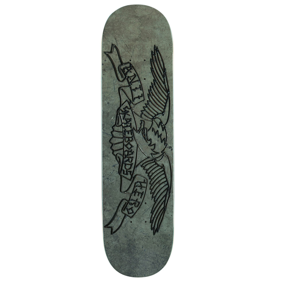 Anti-Hero Treasure Island Eagle Skateboard Deck - Grey - 8.25