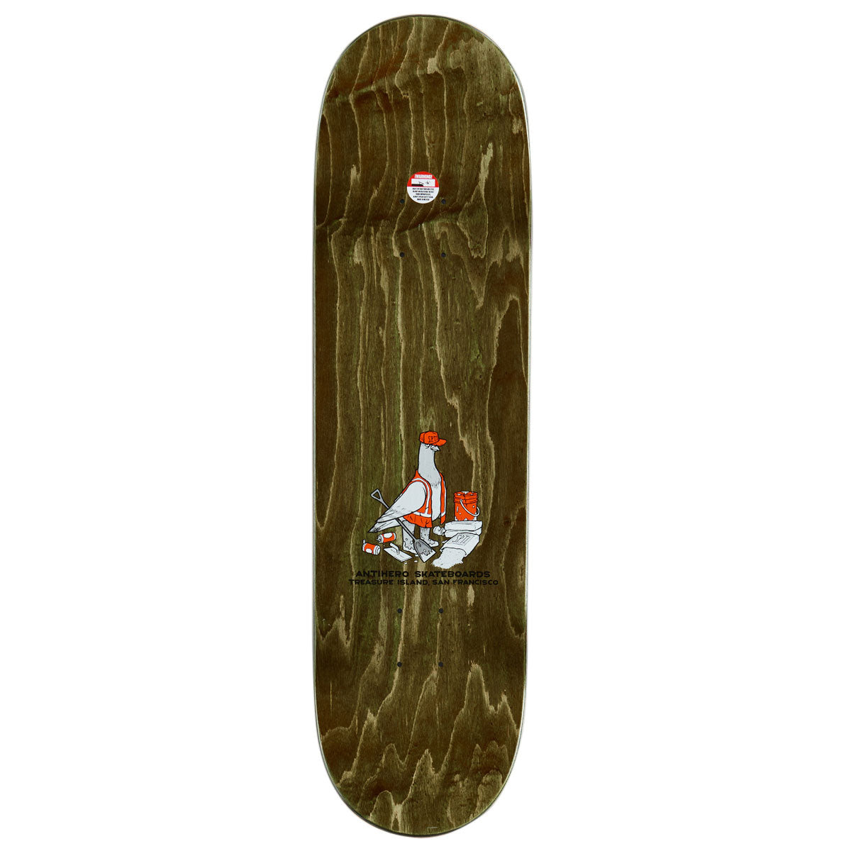 Anti-Hero Treasure Island Eagle Skateboard Complete - Grey - 8.50