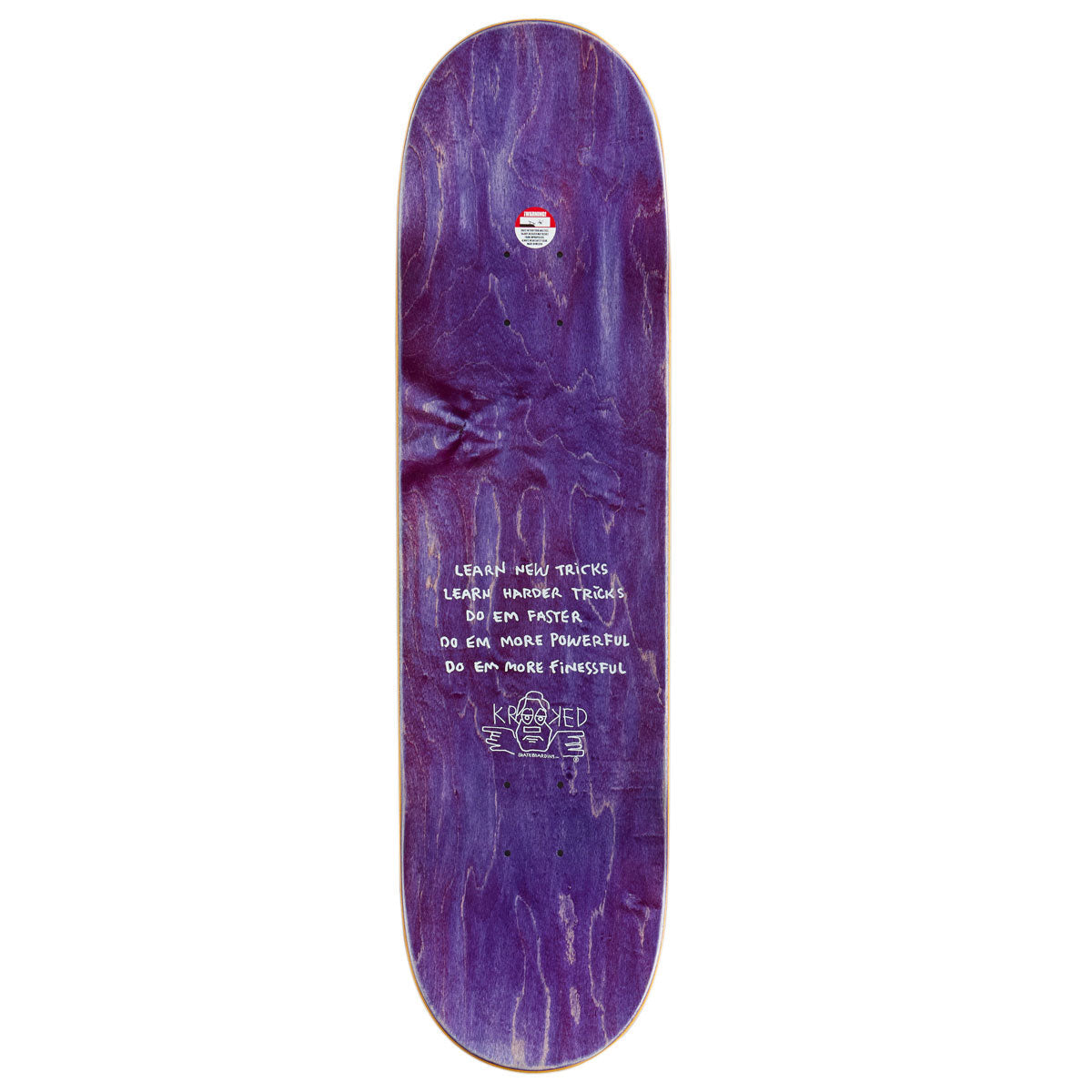 Krooked Gonz Sig Skateboard Complete - Black - 8.50