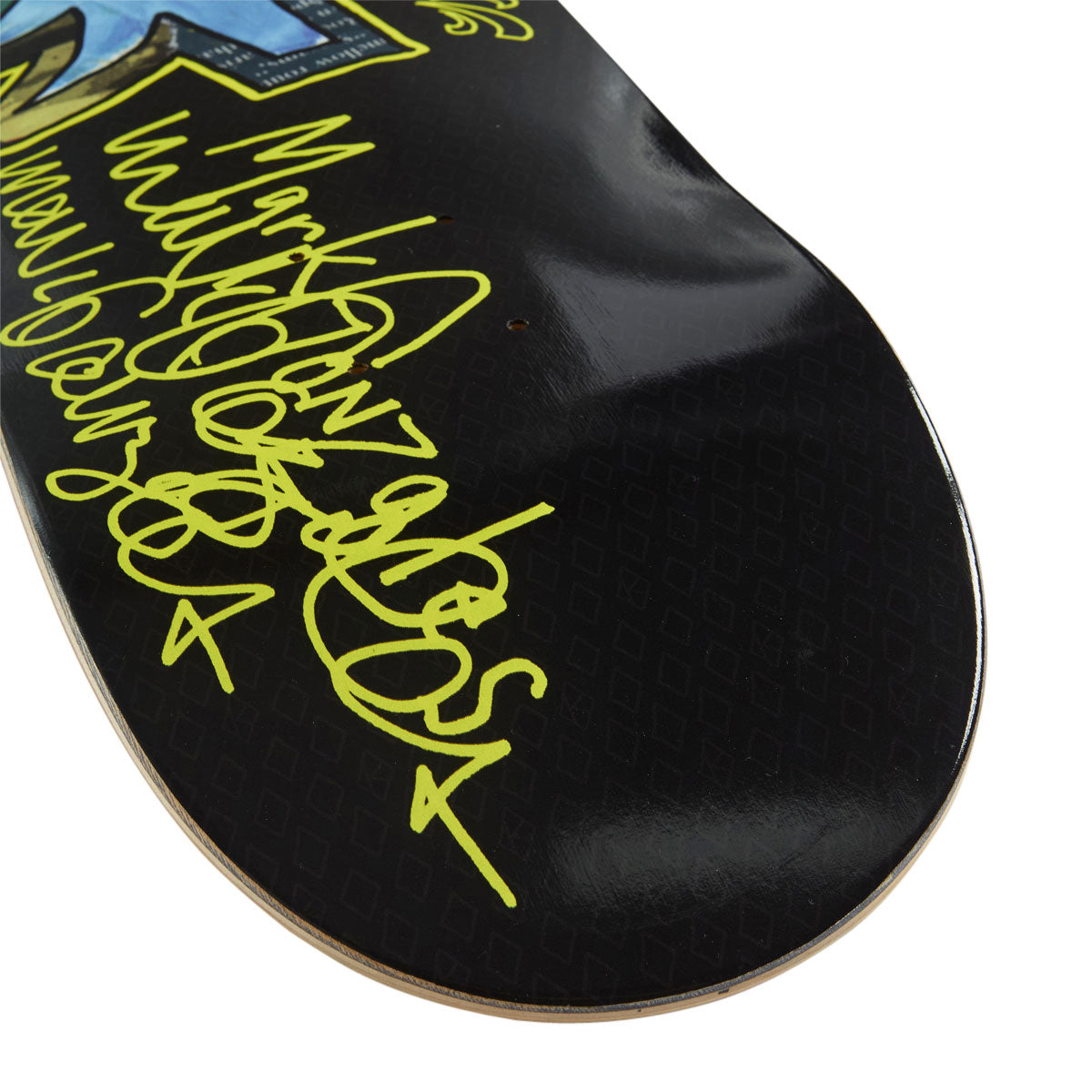 Krooked Gonz Sig Skateboard Deck - Black - 8.50