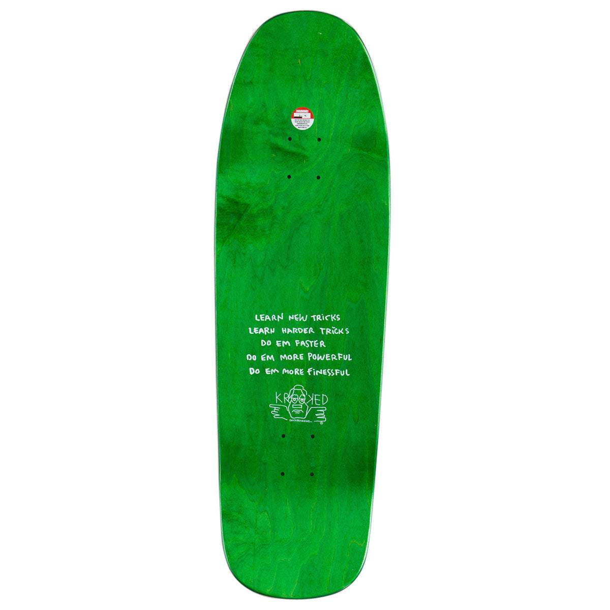 Krooked Gonz Sig Skateboard Deck - Black - 9.81