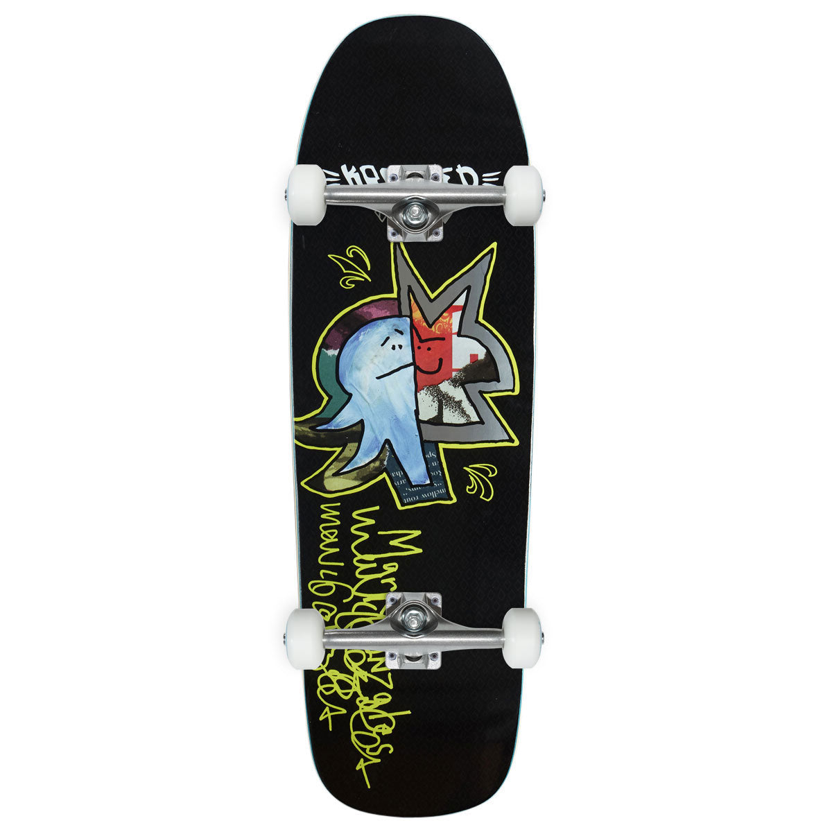 Krooked Gonz Sig Skateboard Complete - Black - 9.81