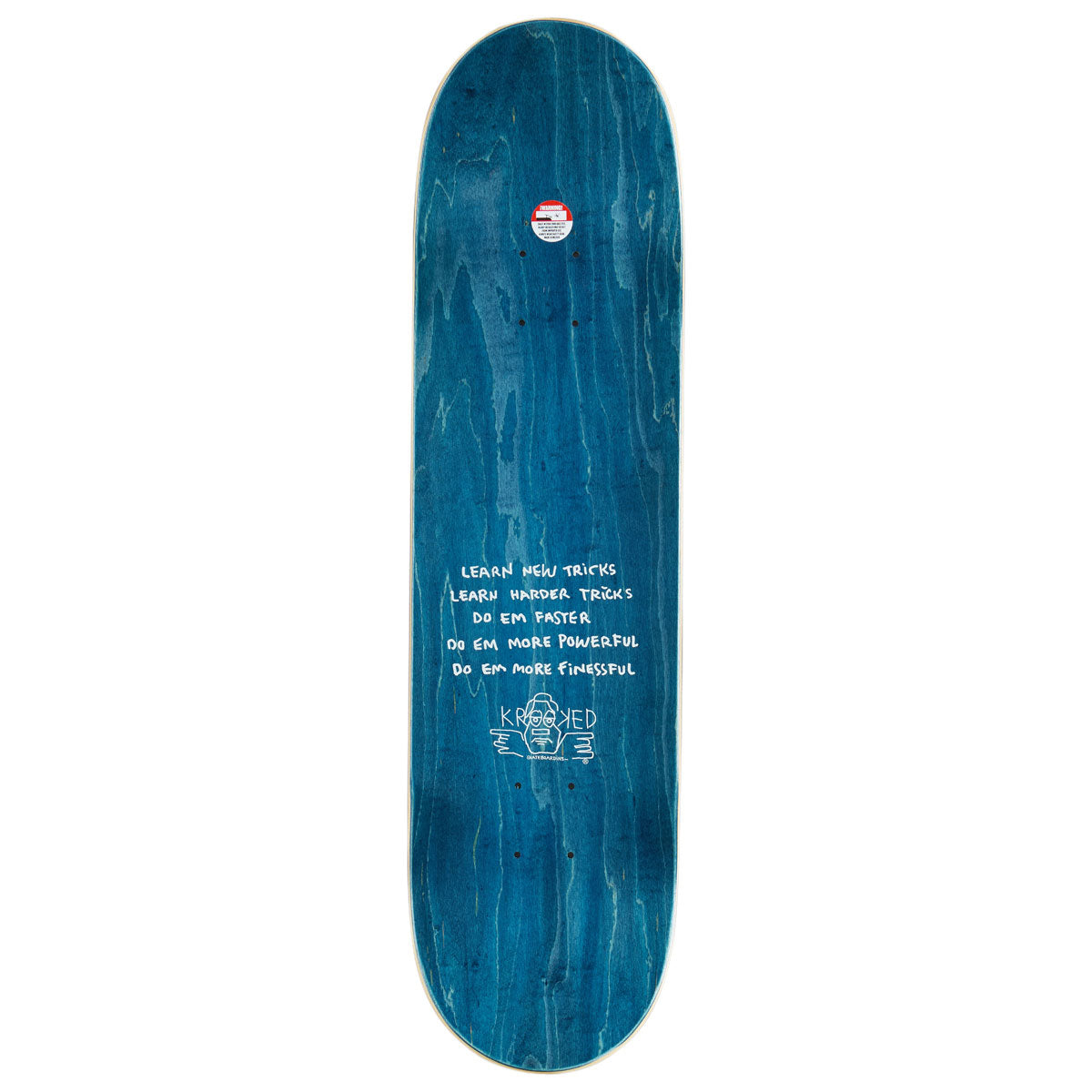 Krooked Una Swimmer Wheel Wells Skateboard Complete - Blue - 8.28