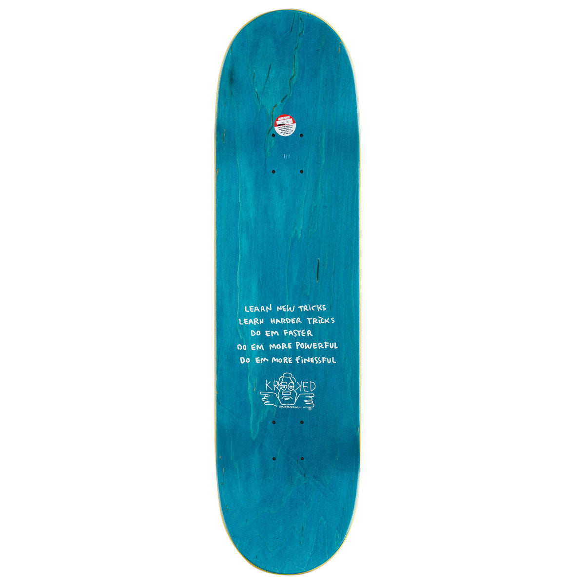 Krooked Cromer Kat Skateboard Deck - Pink - 8.38