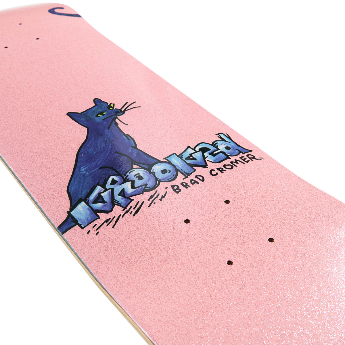 Krooked Cromer Kat Skateboard Complete - Pink - 8.38