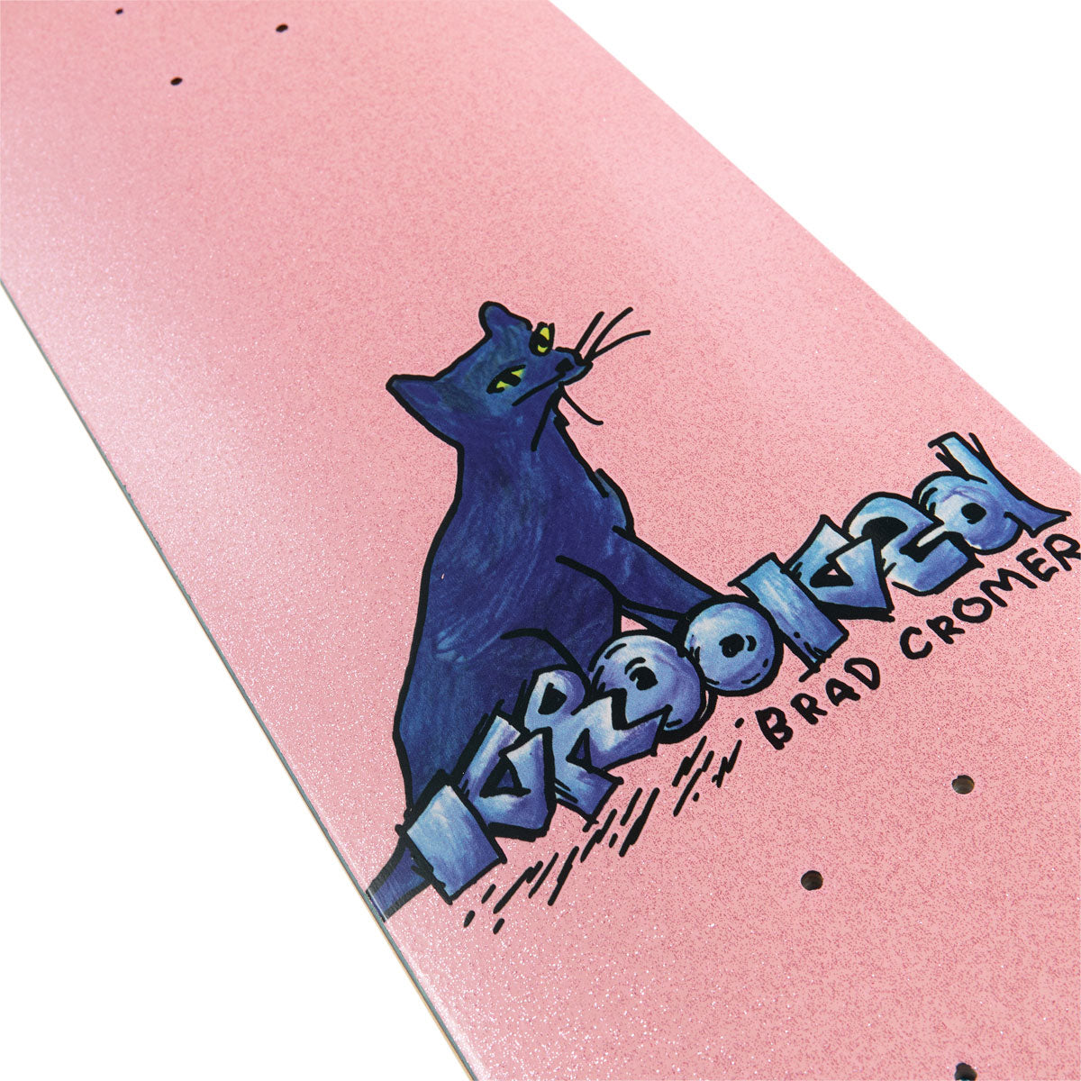 Krooked Cromer Kat Skateboard Complete - Pink - 8.38
