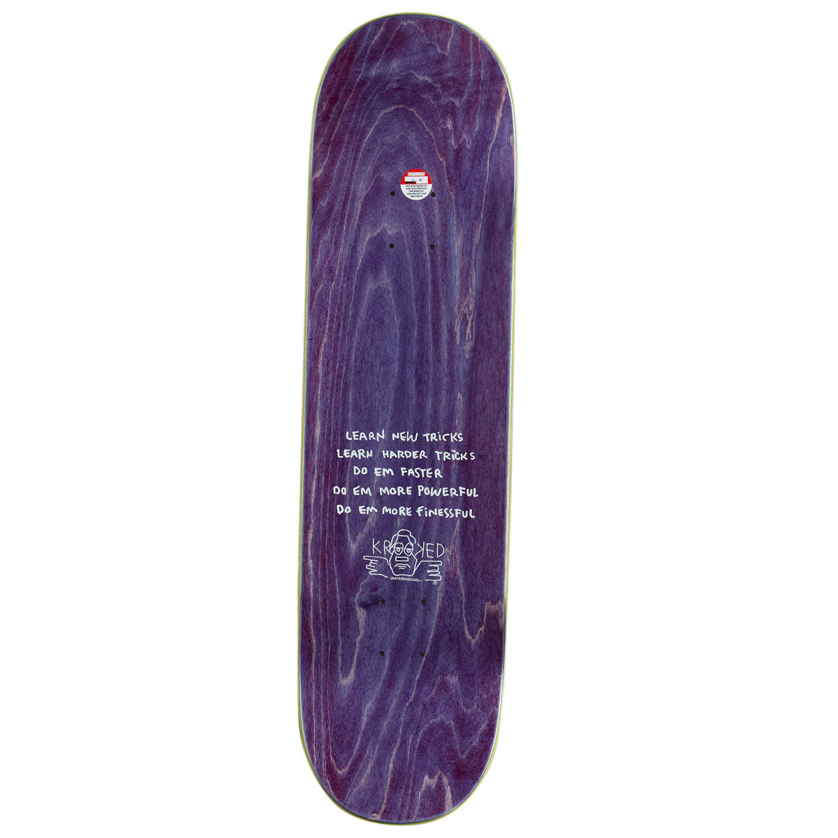 Krooked Manderson Complex Skateboard Complete - Maroon/Black - 8.38