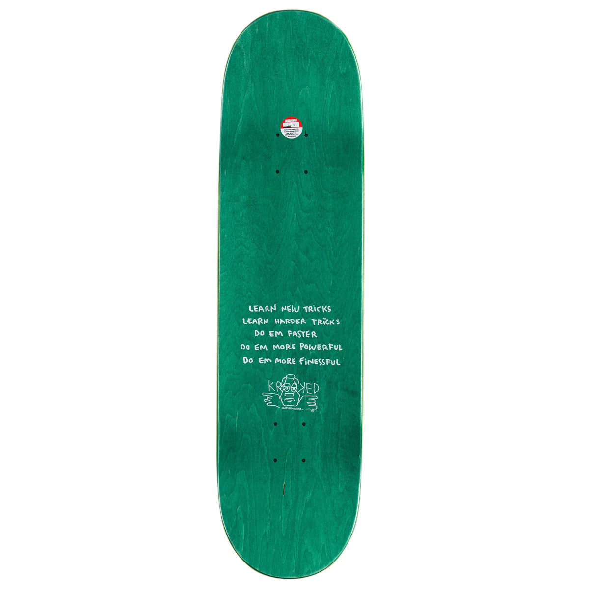 Krooked Cernicky Hot Skateboard Complete - Red - 8.25