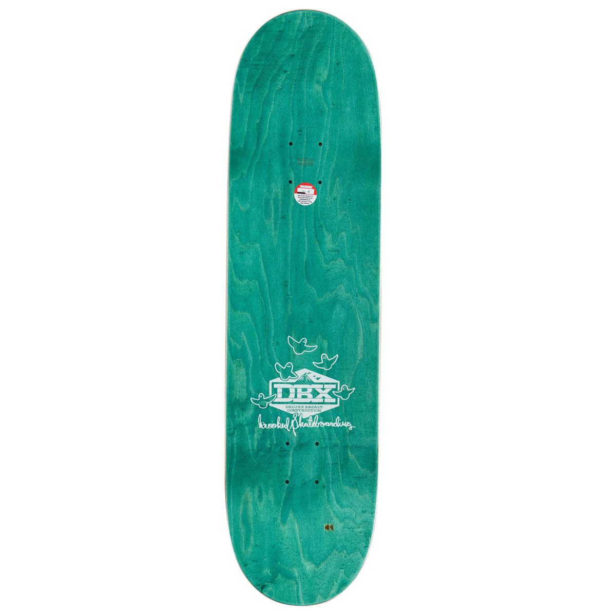 Krooked DBX Knox Watcher Skateboard Complete - Yellow - 8.50