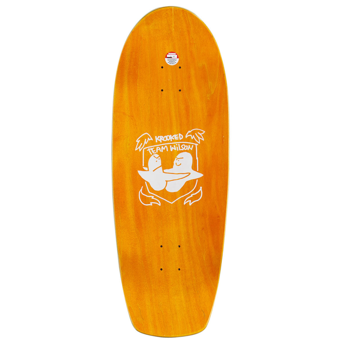 Krooked Wilson Pro Zogger Skateboard Complete - Silver - 10.75