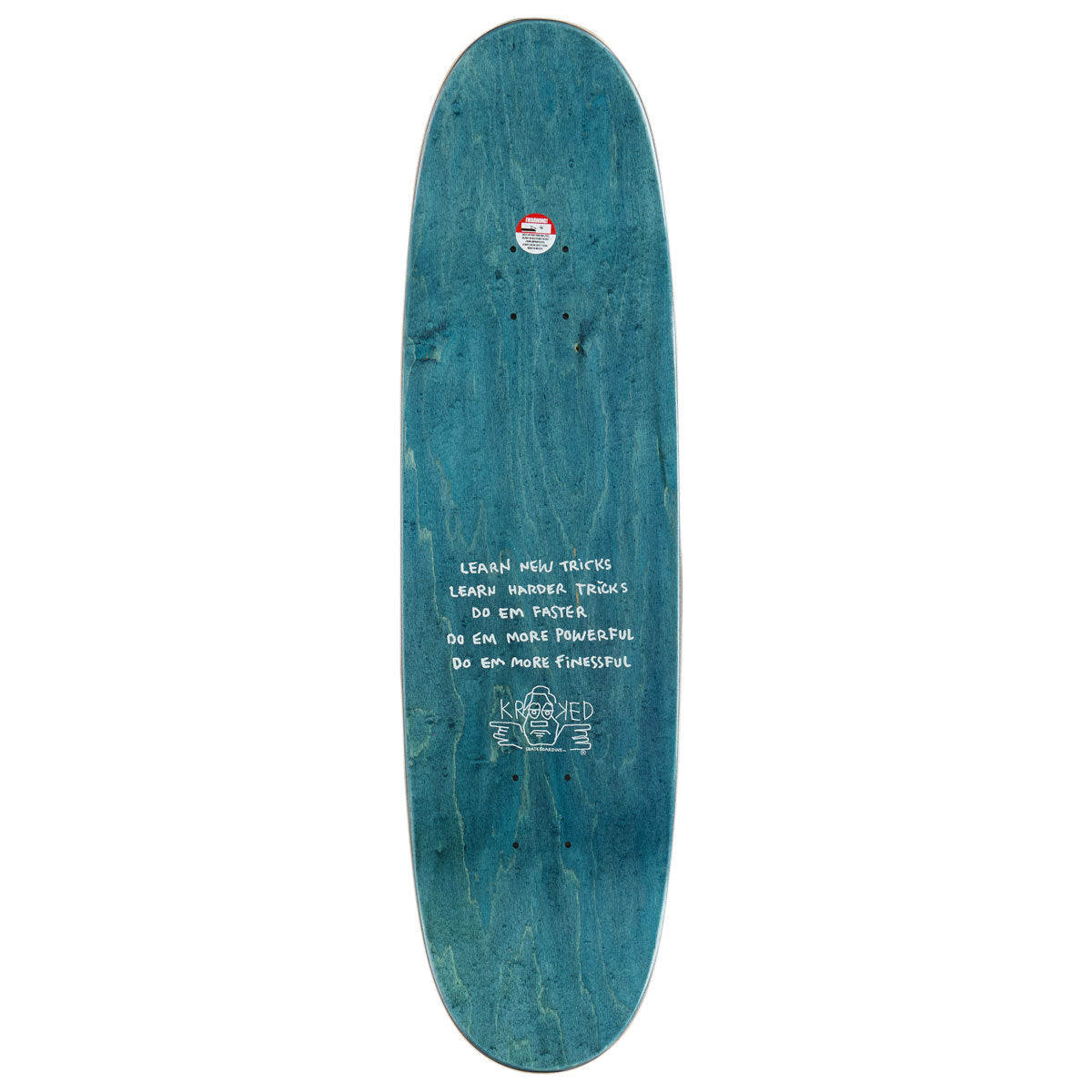 Krooked Team A-Hole Re-Issue Twin Nose Skateboard Complete - 8.75