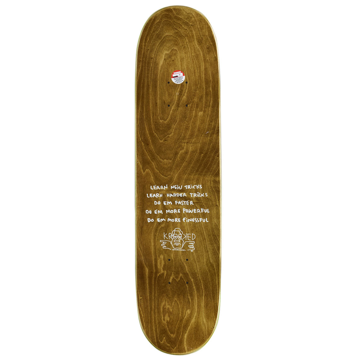 Krooked Team Eyes Skateboard Complete - Light Blue - 7.75