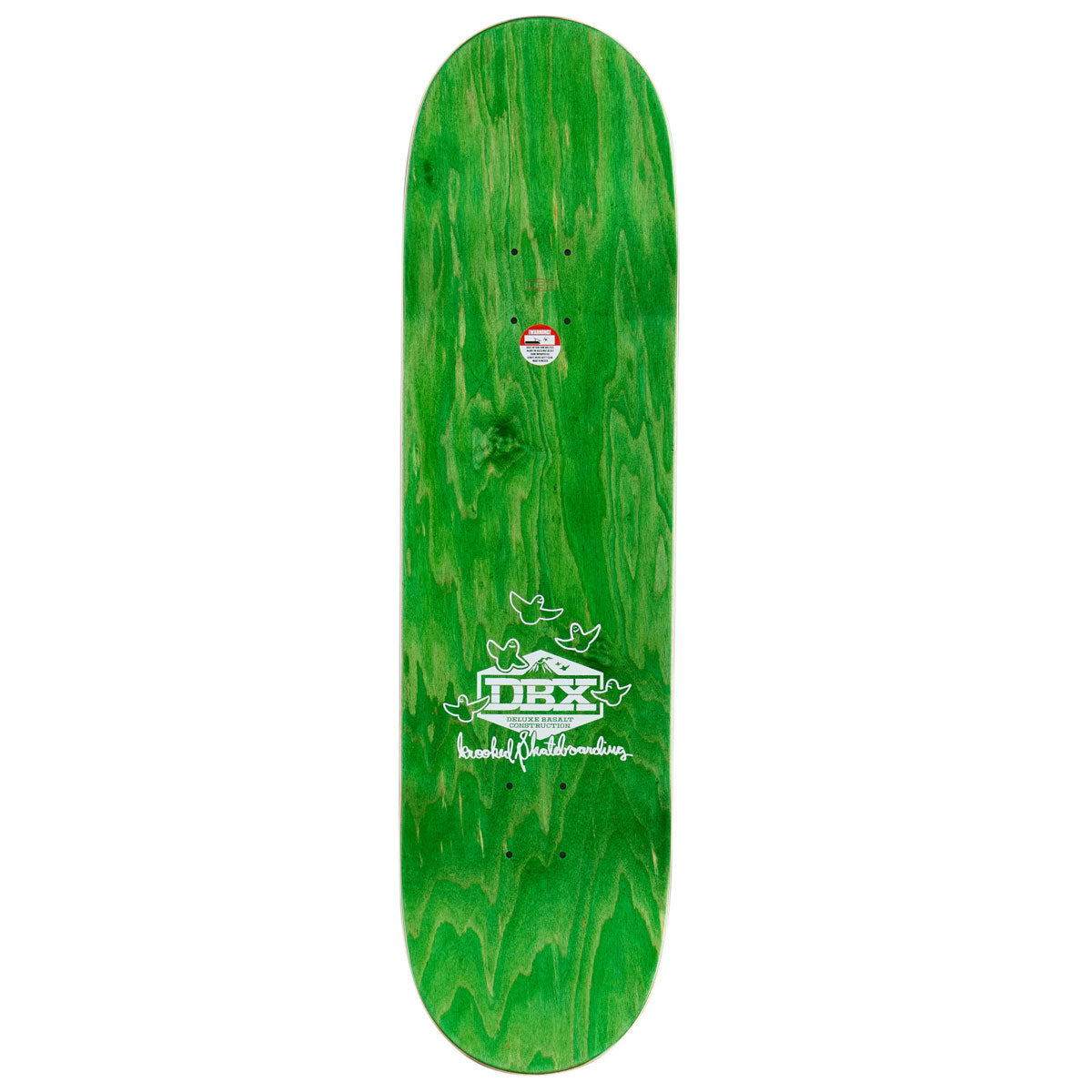 Krooked DBX Team Mermaid Skateboard Deck - Cream - 8.50