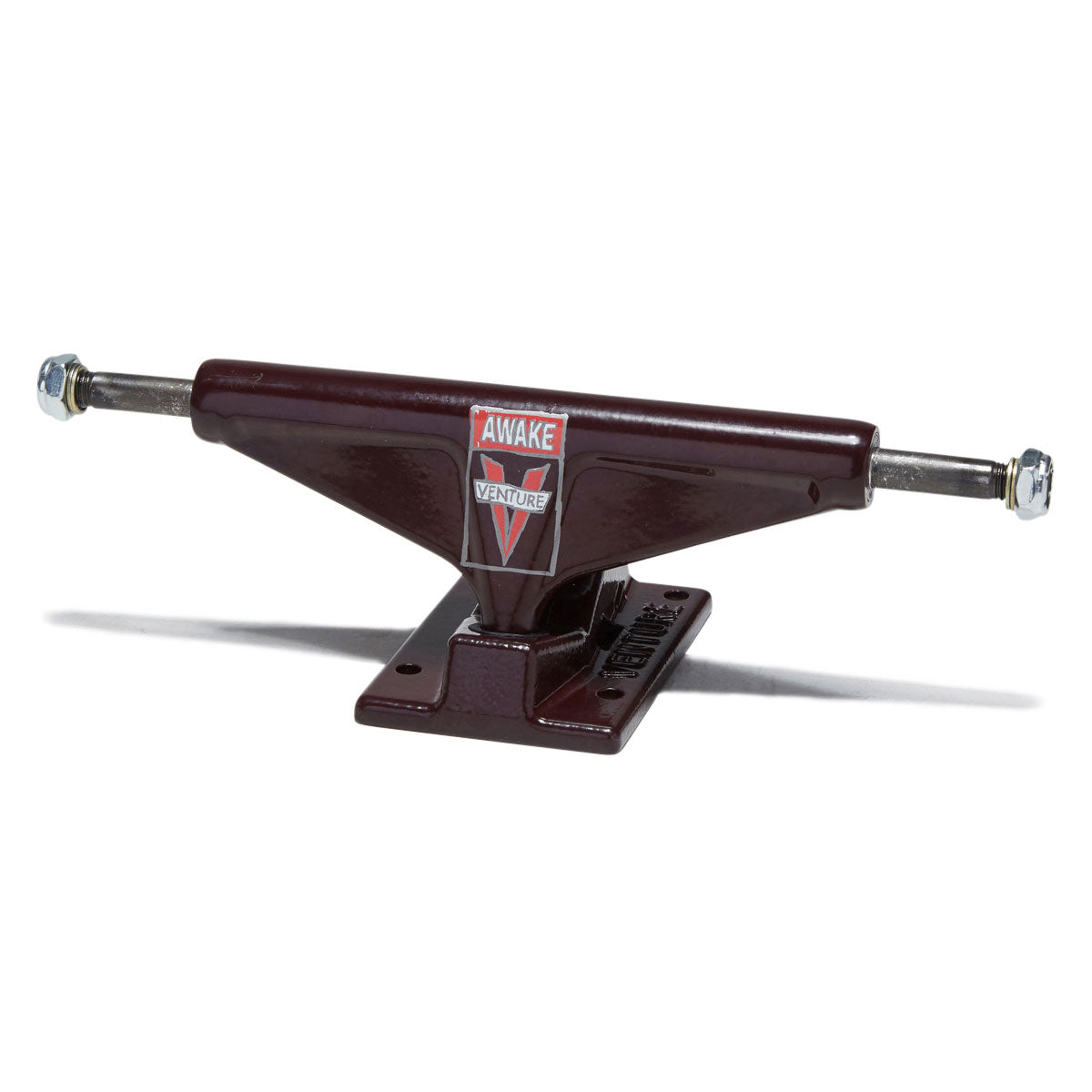 Venture Team Scribble Awake Skateboard Trucks - Maroon - 5.2 Hi image 1