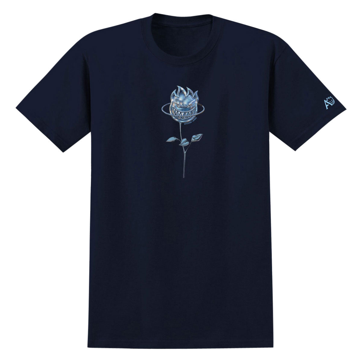 Spitfire x April Bighead Rose T-Shirt - Navy image 1