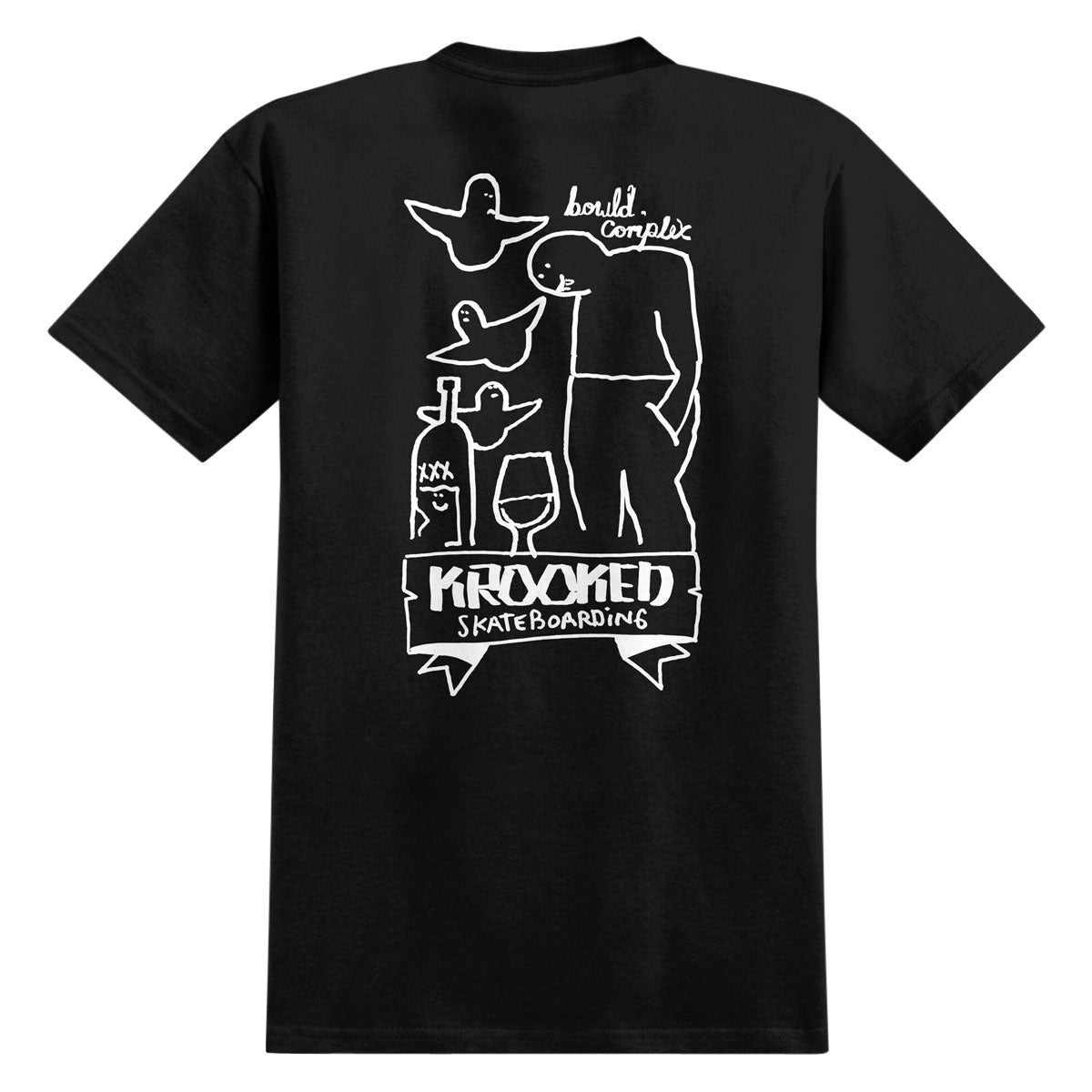 Krooked Complex T-Shirt - Black image 1