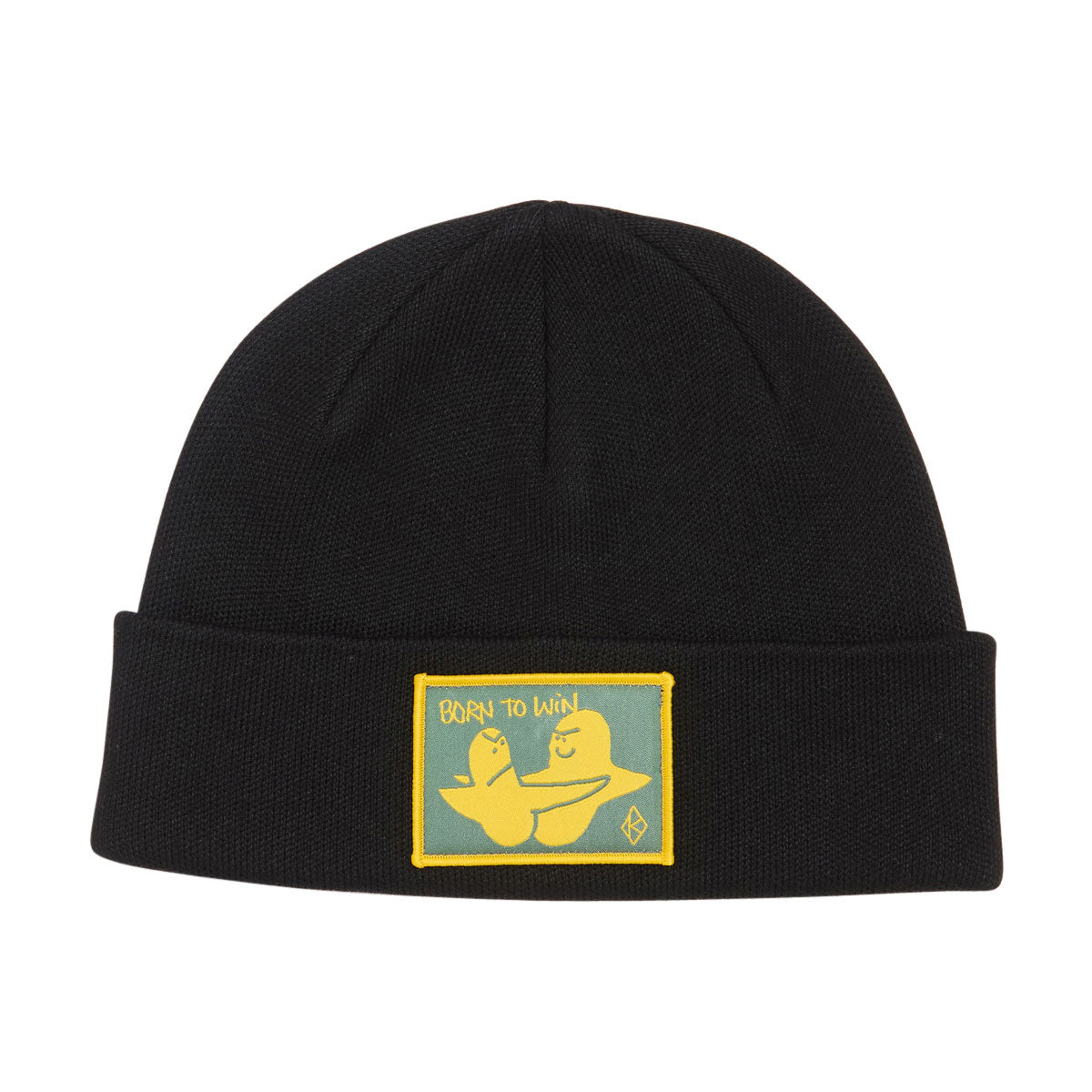 Krooked Born To Win Cuff Beanie - Black image 1