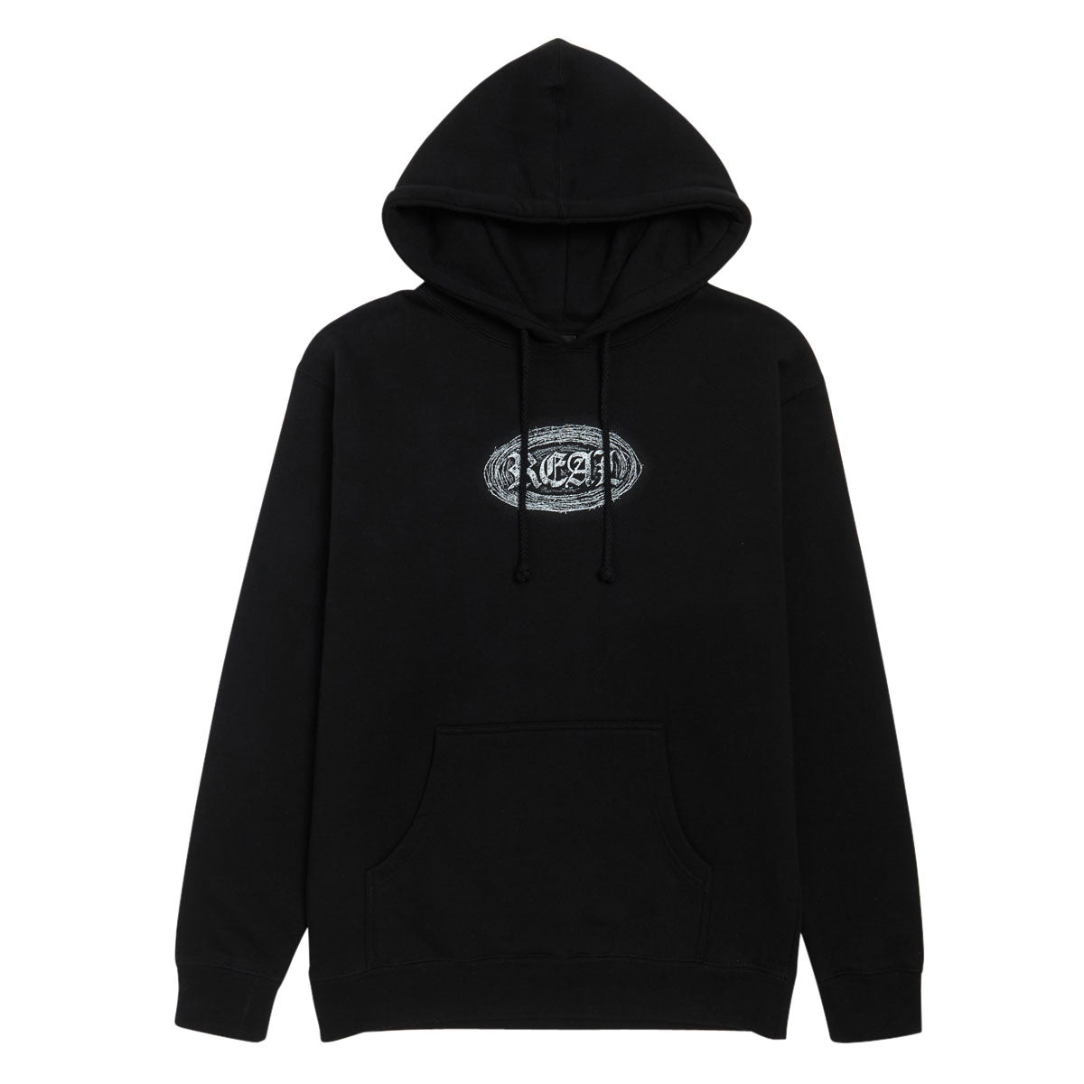 Real Barbed Oval Hoodie - Black image 1