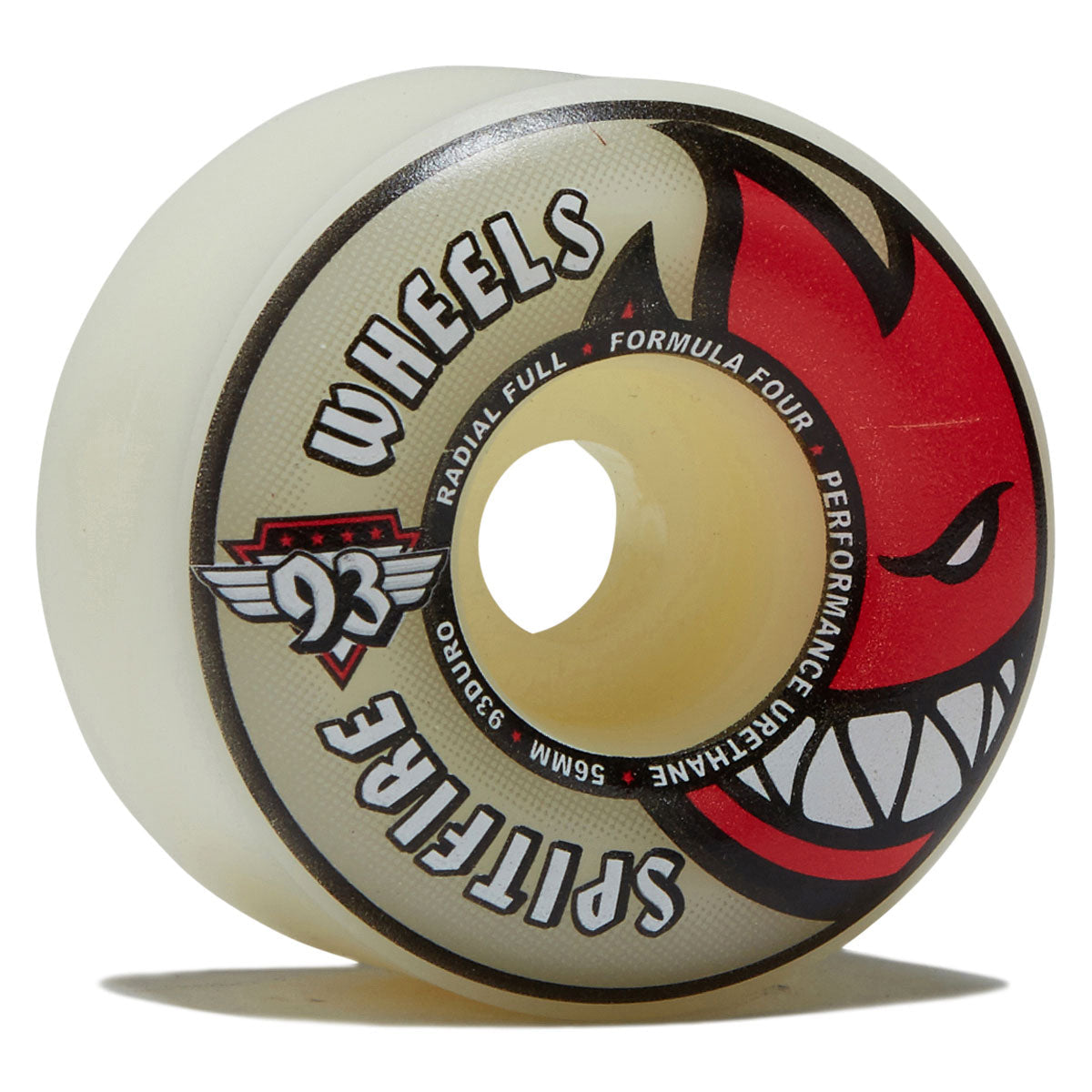 Spitfire F4 93d Radial Full Skateboard Wheels - Natural - 56mm image 1