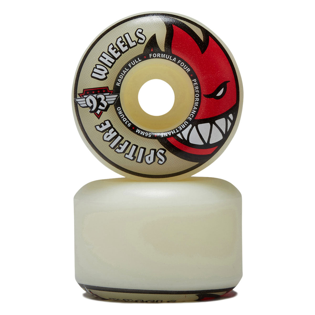 Spitfire F4 93d Radial Full Skateboard Wheels - Natural - 56mm image 2