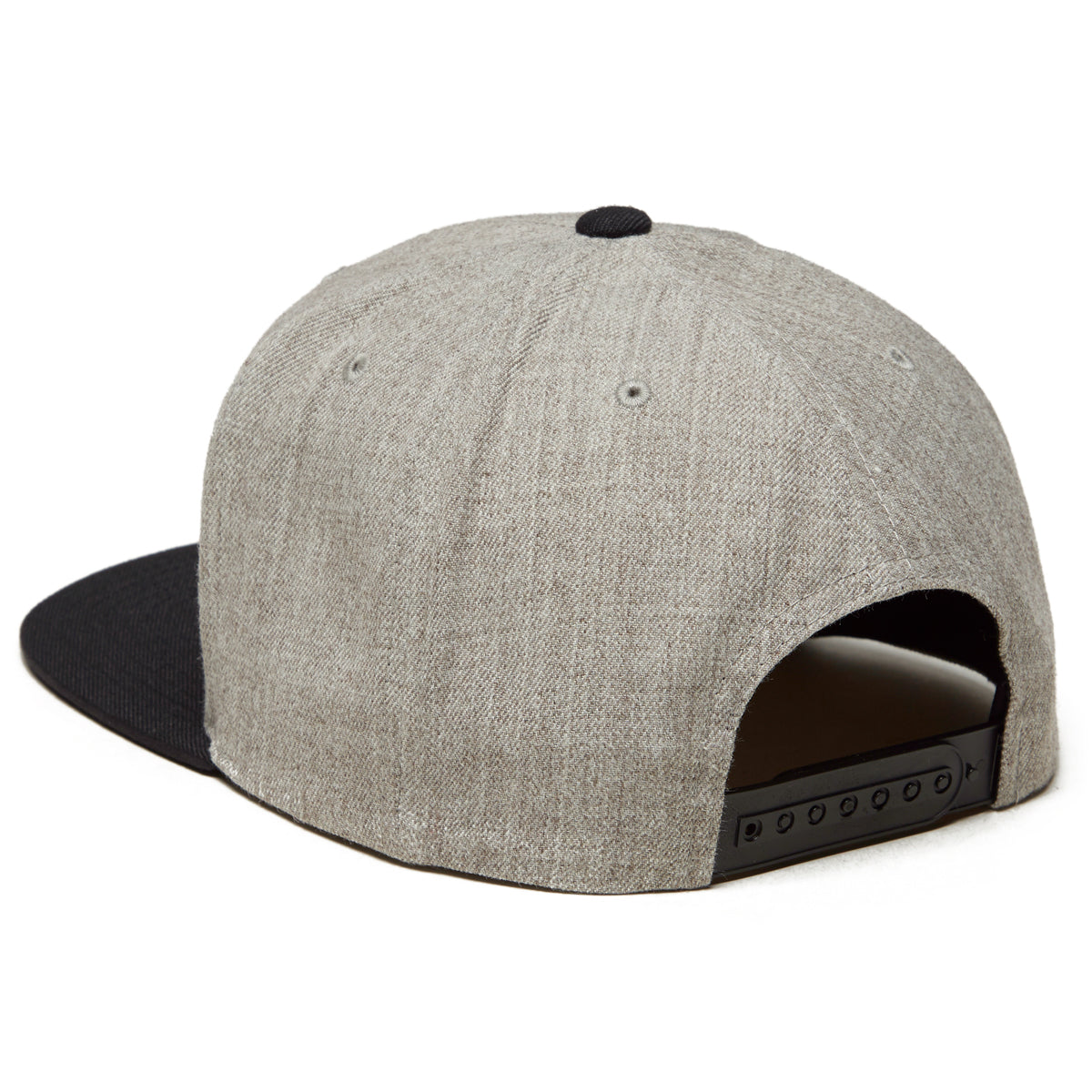 Brixton Oath III Snapback Hat - Light Heather Grey/Black image 2