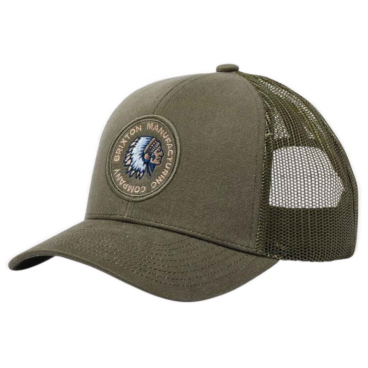 Brixton Rival Stamp X Mp Mesh Hat - Olive Surplus/Olive Surplus image 1