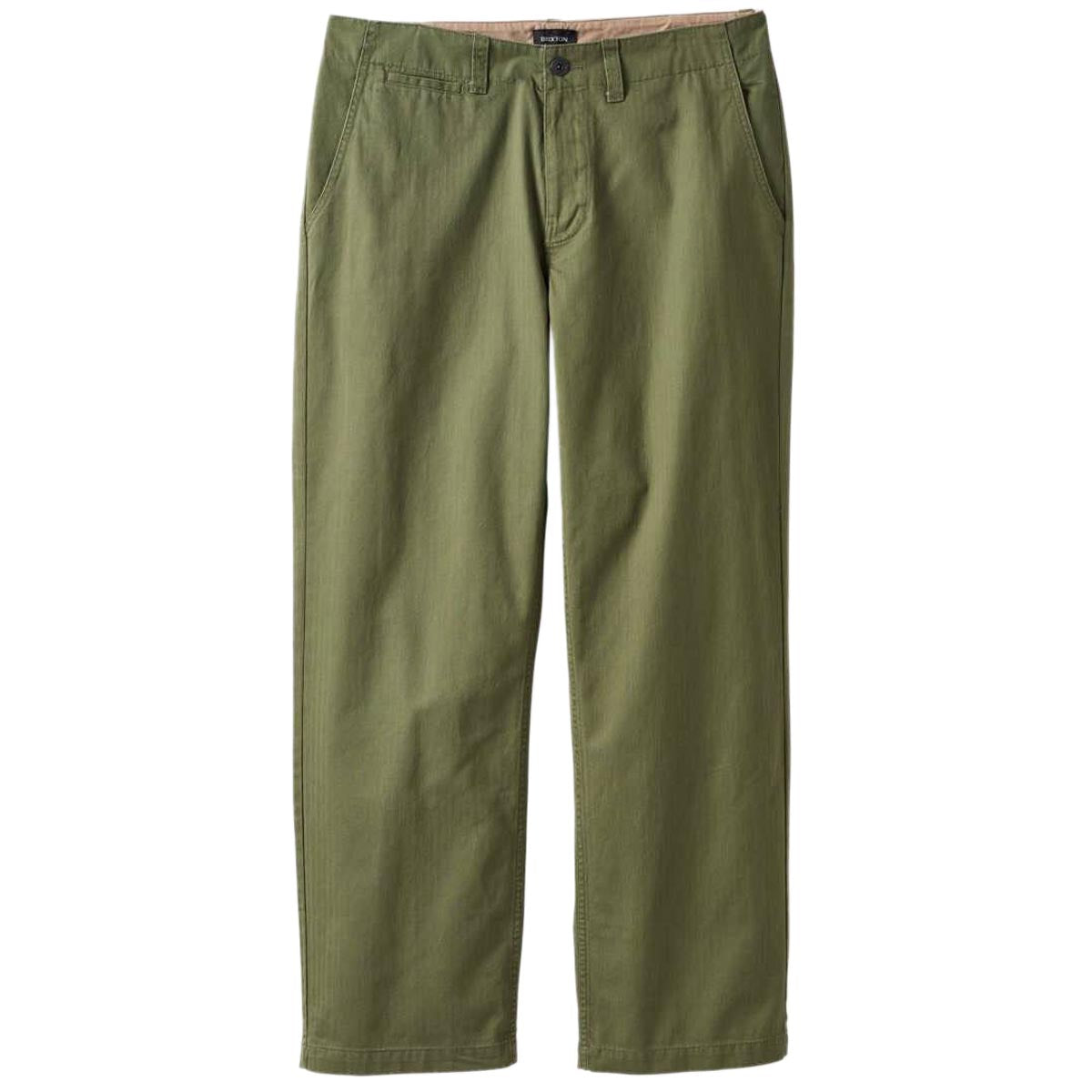 Brixton Surplus Herringbone Trouser Pants - Olive Surplus image 4