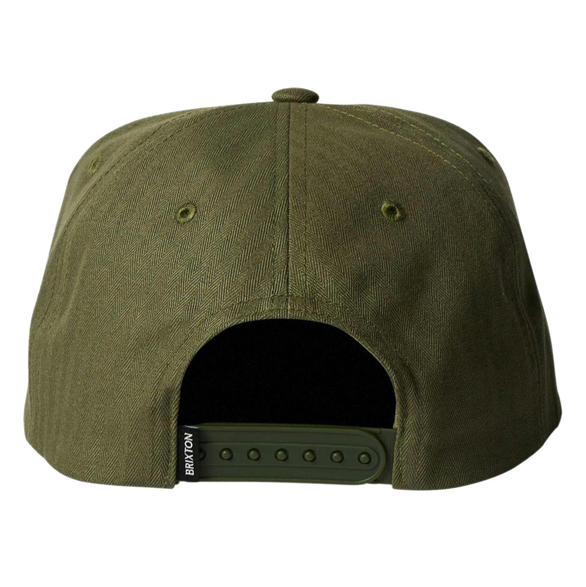 Brixton x Fender Factory Netplus Mp Snapback Hat - Olive Surplus image 2